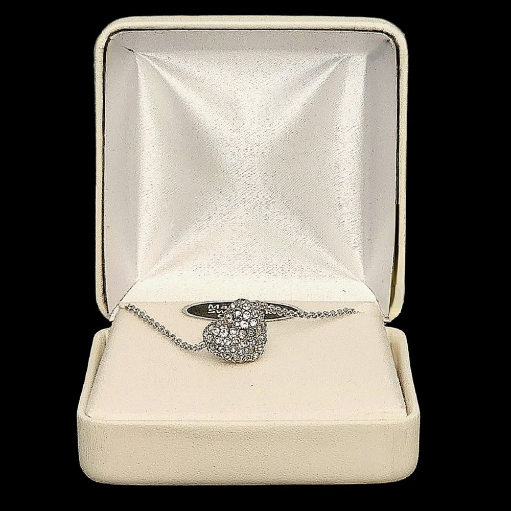 Pave Heart Swarovski Pendant necklace